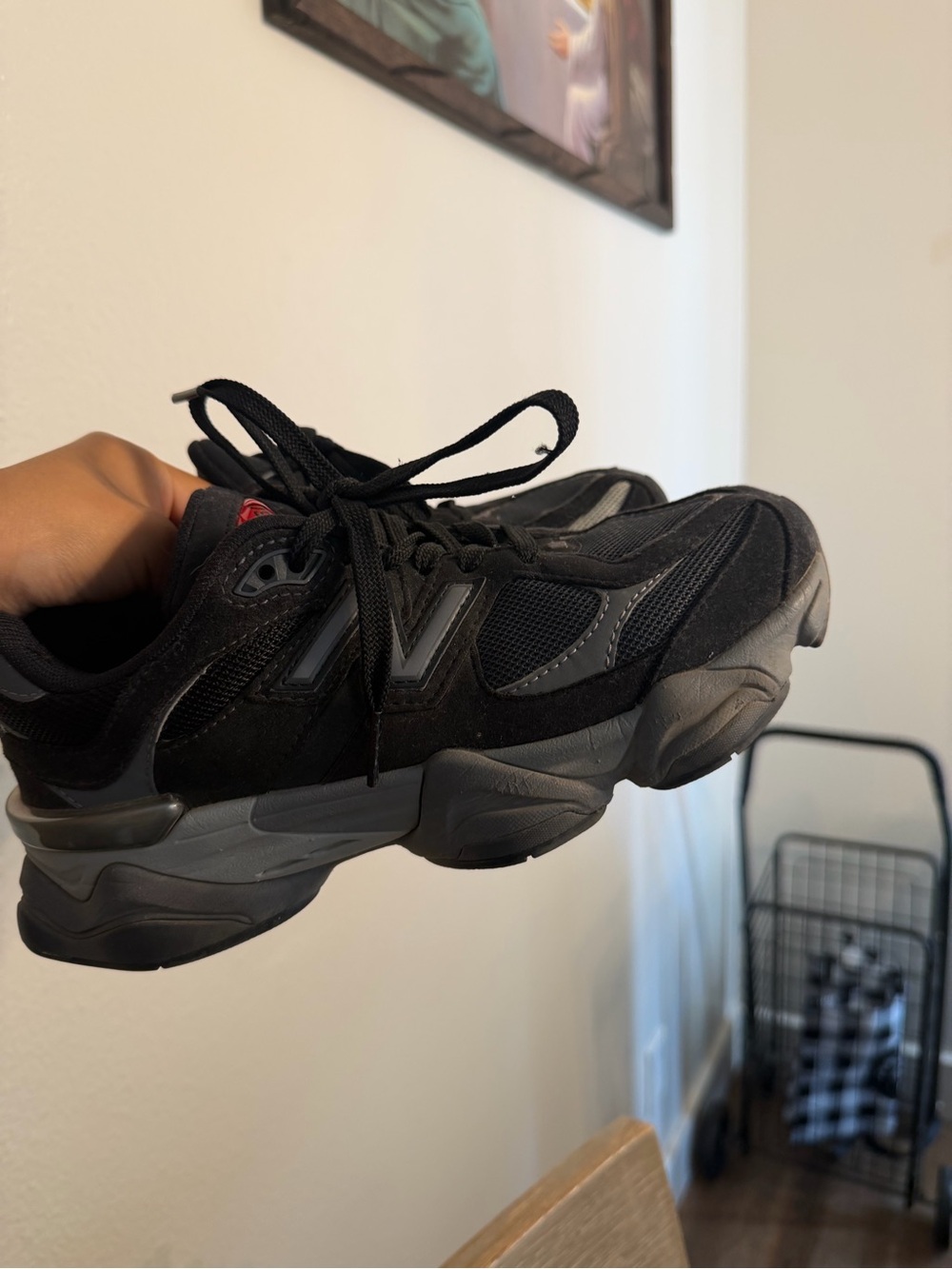 New Balance Men's Black Casual Running Shoes
